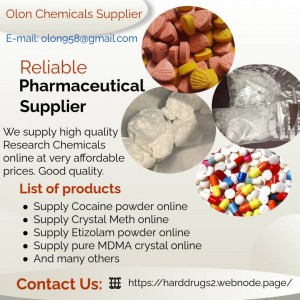 Ordina subito Molly, eroina, MDMA pura, pillole di ecstasy, cocaina pura, polvere di DMT e altro a un prezzo davvero conveniente. Email: olon958@gmail.com
